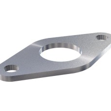 Фланец нержавеющий резьбовой овальный Ду 6 Ру 6 AISI 304 6 мм DIN 2558